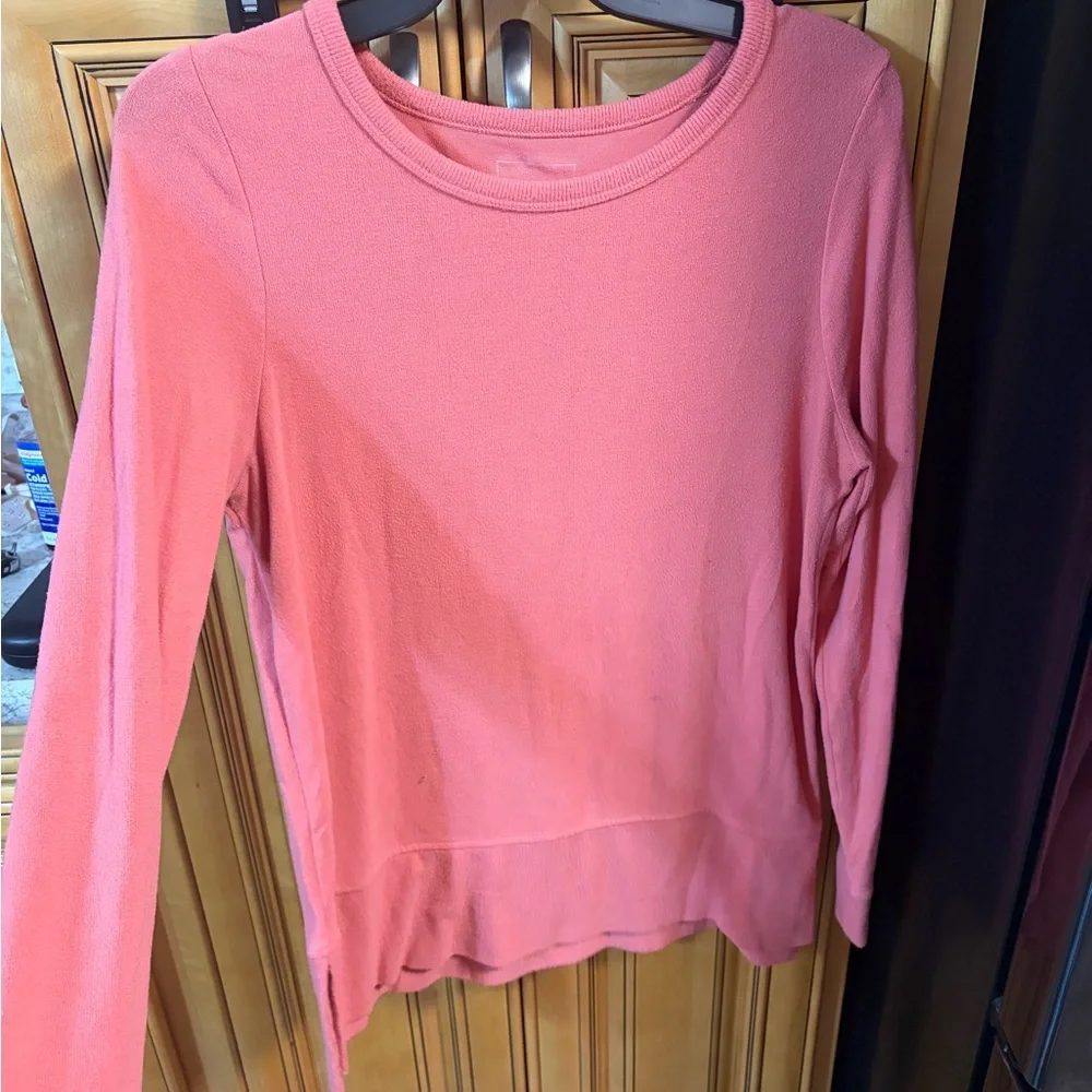 Sonoma Women's Coral Sweatshirt - Picture 2 of 3
